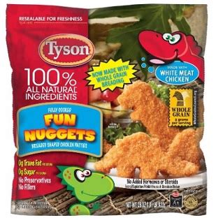(countable) a small, compact chunk or clump. $0.85/1 Tyson Whole Grain Fun Nuggets (on sale BOGO at ...