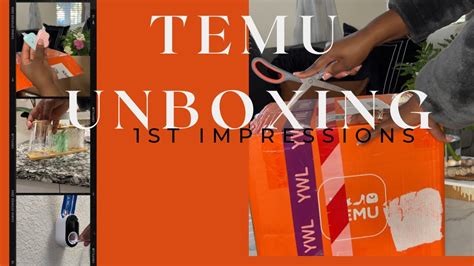 1st Temu Impressions And Unboxing Asmr Temu Youtube
