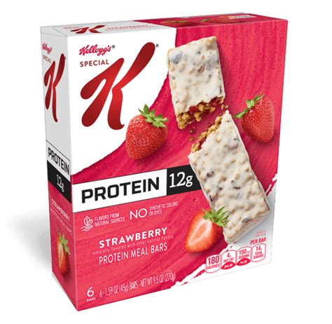 Kelloggs Special K Strawberry Protein Meal Bars