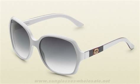 2014 new gucci gg 3538 s sunglasses white frame grey gradient lens on cyber monday gucci