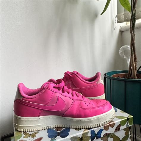 Hot Pink Airforce 1s Worn A Few Times With A Few Depop