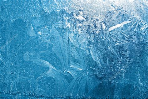 Frozen Ice On Window Glass — Stock Photo © Zinnat 2114925