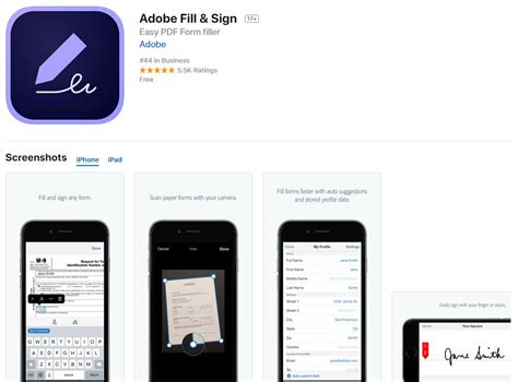 Best of all signing apps! Top 6 Free Apps to Fill PDF Forms on iPhone