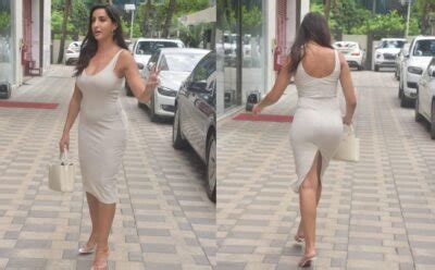 Nora Fatehi Flaunts Her Bootylicious Curves In Bodycon Dress
