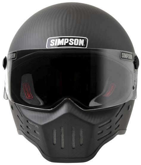 Simpson Racing M30dmsc Simpson M30 Bandit Satin Carbon Fiber Helmets