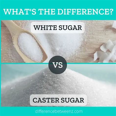 Difference Between White And Caster Sugar Difference Betweenz