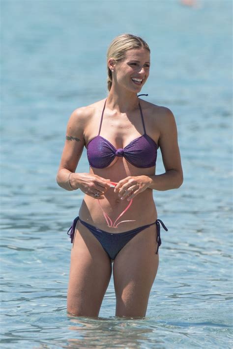 MICHELLE HUNZIKER In Bikini At A Beach In Varigotti HawtCelebs