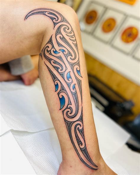 Discover 72 Polynesian Tribal Leg Tattoo Designs Best Esthdonghoadian