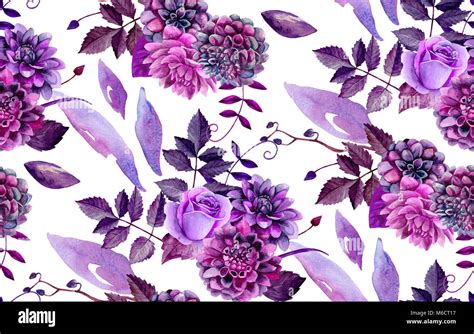 Purple Floral Texture
