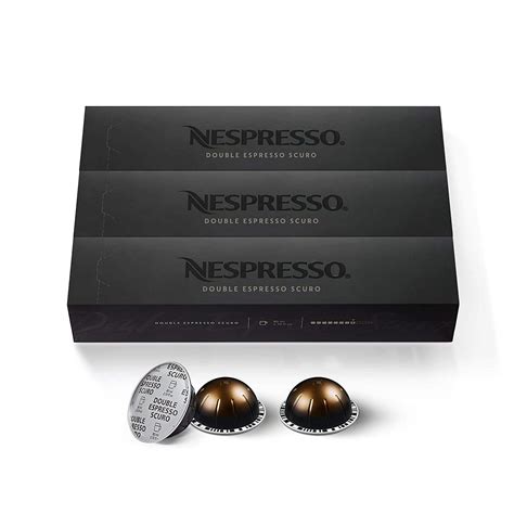 Amazon Com Nespresso Capsules VertuoLine Double Espresso Scuro Dark