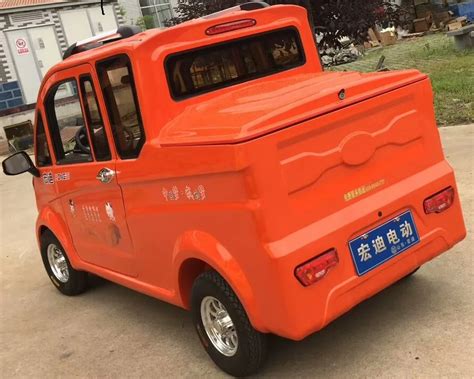 2023 New Type Chinese Cheap Electric Four Wheel Four Seats Pickup Truck