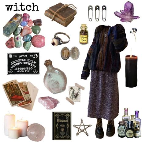 Collage Witchy Fashion Witchcore Aesthetic Witch Fashion
