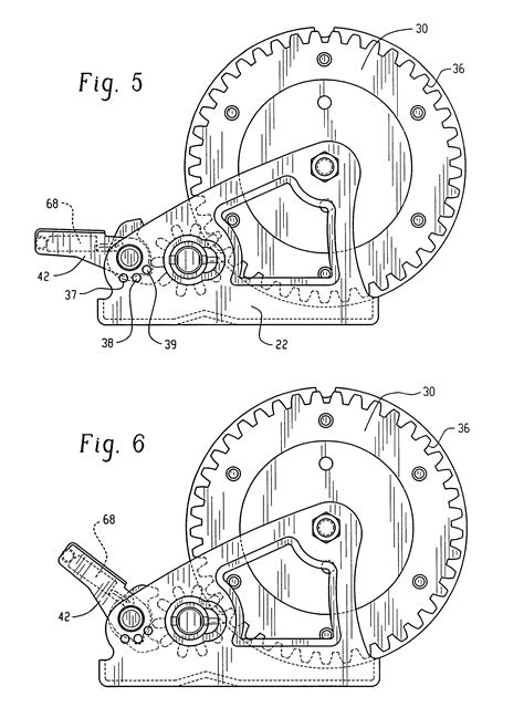 Patent US6431525 - Pawl and ratchet assembly for winch mechanism