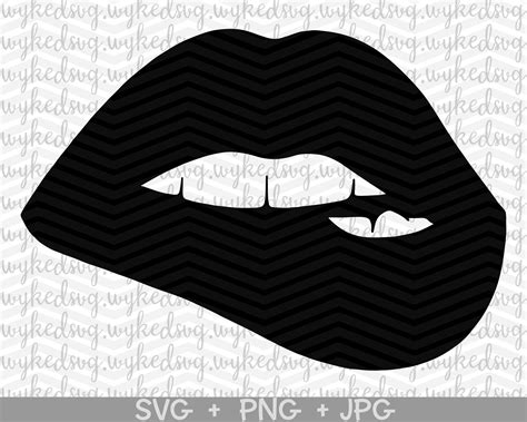 Biting Lip Svg Lip Biting Svg Sexy Svg Pretty Girl Svg Etsy Uk