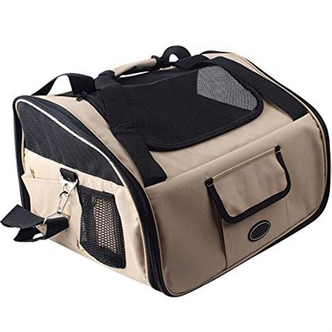 Folding Pet Dog Car Seat Safe Travel Carrier Kennel Puppy Handbag Easy