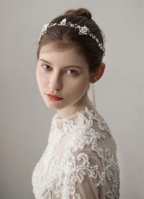 Silver Bridal Headpiece Inspiration Wedding Dresses For Budget Brides