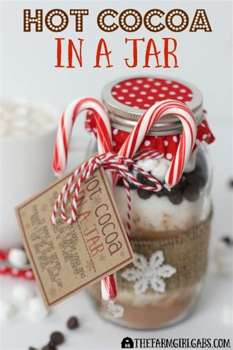 Diy Ts Ideas Hot Cocoa In A Jar Is A Perfect Warm Up T To Make