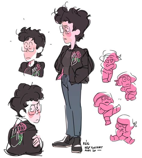 Rebecca Sugar S Recent Self Portrait With A Bunch Of Adorable Rubys