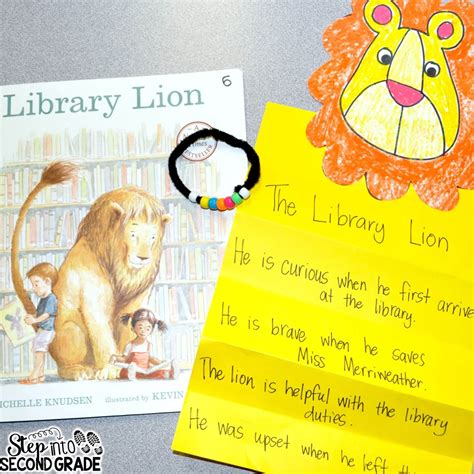 Library Lion With Character Traits Step Into 2nd Grade
