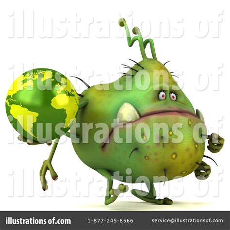 Green Germ Clipart 1489306 Illustration By Julos