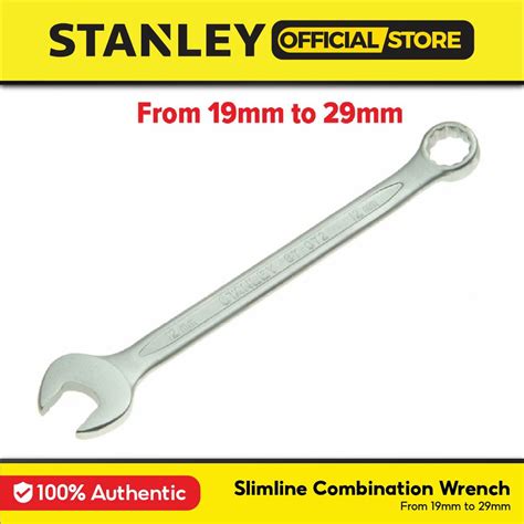 Stanley Slimline Combination Wrench Size 19mm 29mm Shopee Malaysia