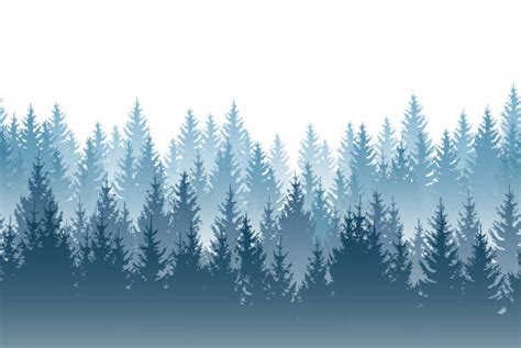 Winter Forest Vector