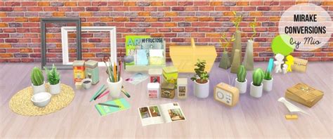 Mirake Clutter Conversions At Mio Sims 4 Updates