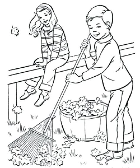 Children Helping Others Coloring Pages At