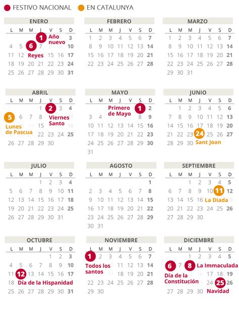 Calendario laboral de barcelona 2021. CALENDARIO laboral de CATALUNYA del 2021 (con todos los ...