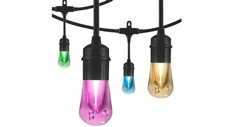 Enbrighten Café Seasons Led Color Changing Lights 24 Feet12 Bulbs