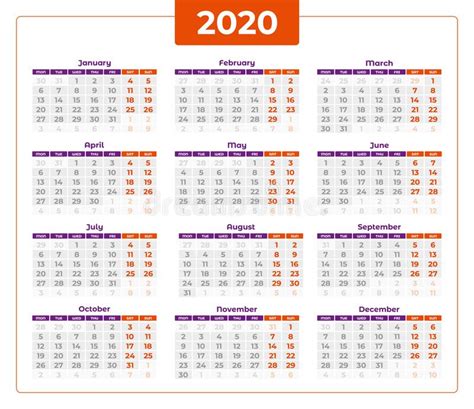 Lista 96 Foto Calendario Con Numero De Semanas 2020 Lleno 092023