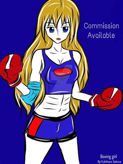 Boxing Girl Commission Available By Yukiharasakura On Deviantart