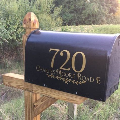 Mailbox Decals Mailbox Numbers House Numbers Mailbox Etsy