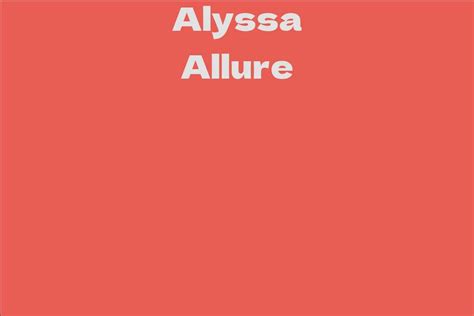 Alyssa Allure Telegraph