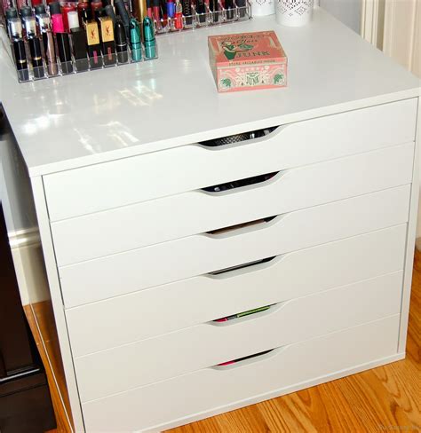 .makeup in acrylic bins or other clear storage systems, which does make it easy to see what you enter ikea. Makeup Collection & Storage 2015 - Part 1 Ikea Alex ...