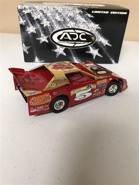 2007 Adc Dirt Late Model 5 Mike Duvall Autographed Rare 1874326278