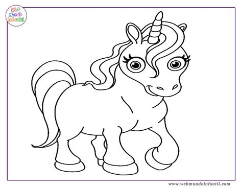 Dibujos De Unicornios Kawaii Para Colorear Web Mundo Infantil