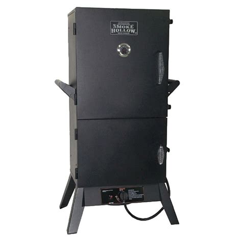 This masterbuilt propane smoker accommodates throwing parties not merely indoor but also outdoor. Smoke Hollow 38 in. Vertical Propane Gas Smoker-38202G ...