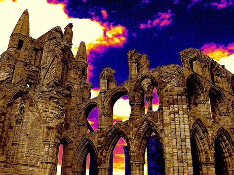 Dracula Abbey In Whitby England Photograph By Jen White