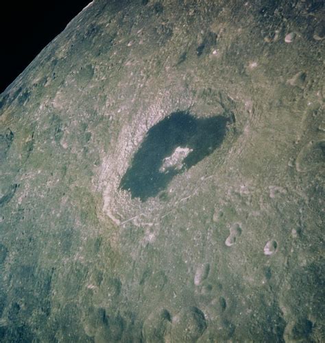 Crater Tsiolkovsky Lunar Far Side From Apollo 13 Photograph By Nasa