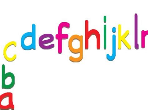 Upper and lowercase colored alphabet arc useful for teaching letter and sound correspondence. Smart Board Rainbow Alphabet Arc Letters Phonics ...