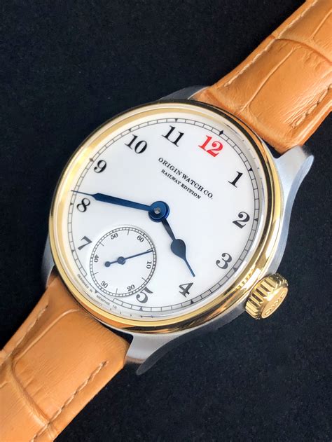 Railway Edition W Swiss Eta 6498 Movement — Origin Watch Co