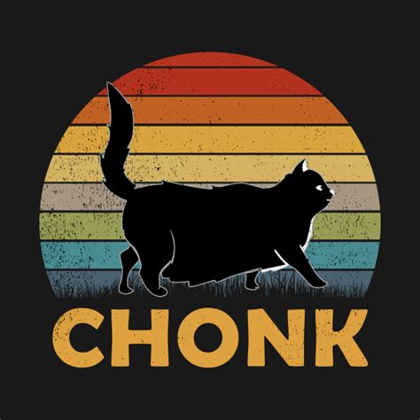 Funny Chonk Scale Cat Meme Memes Chonk Cat T Shirt Teepublic