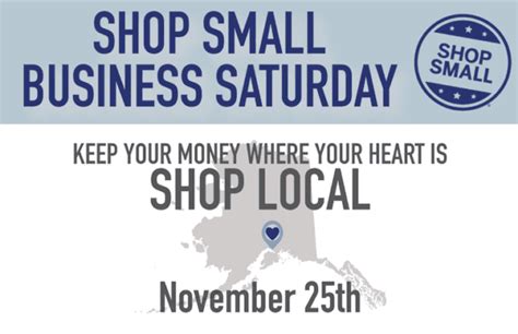 Shop Small Business Saturday Anchorage Downtown Partnership Ltd