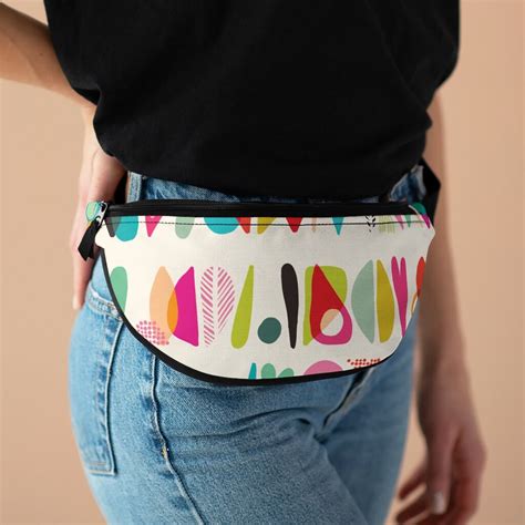 Fanny Pack Colorful Fanny Pack Fun Fanny Pack Bag T Etsy