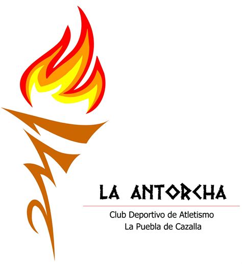 «era demasiado llamativo con su tipografía tosca y formas irregulares. C.D. ATLETISMO LA ANTORCHA : LOGO-ESCUDO DEL CLUB