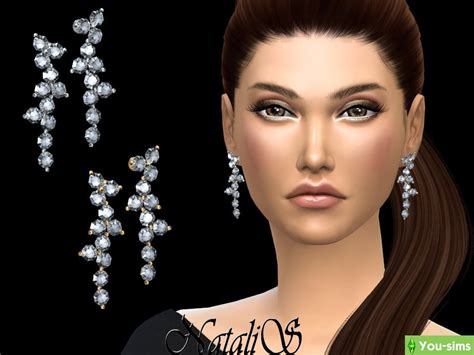 Скачать Сет Diamond Cluster от Natalis к Sims 4