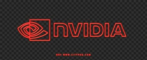 Nvidia Red Neon Logo Transparent Background Citypng