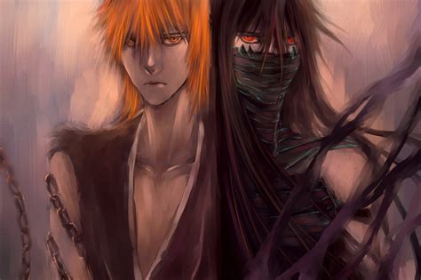 How to bleach boys hair. bleach kurosaki ichigo bankai anime boys manga orange hair ...
