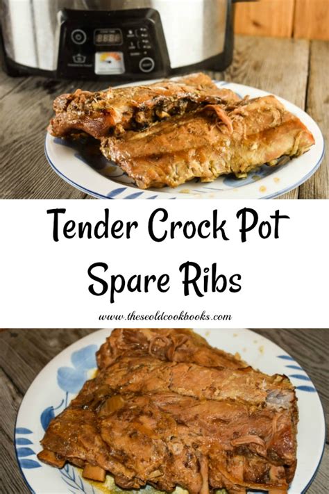 Tender Crock Pot Spare Ribs Recipe With Pork Spare Ribs Or Baby Back Ribs